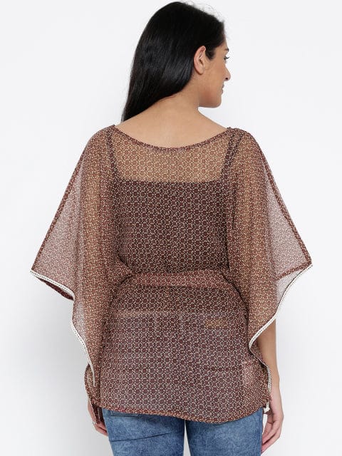 Ditsy Dots  Butterfly Sleeve Top - (Clearance - Final Sale) - Image 4