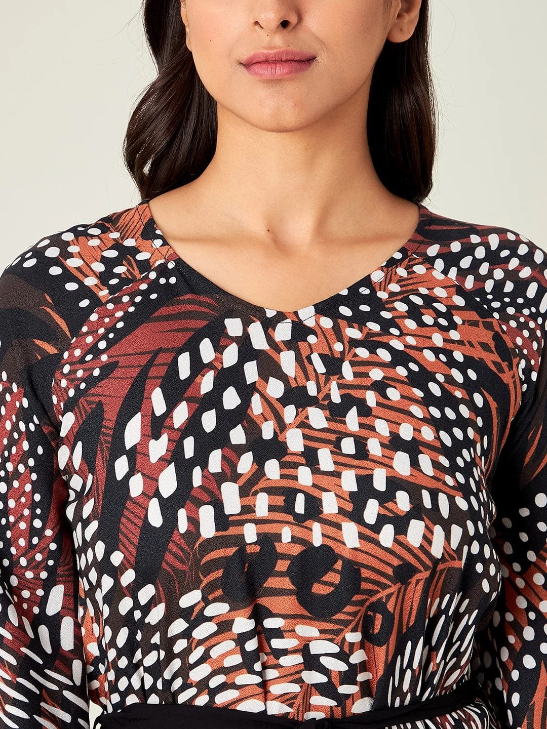 Earthy Tropica Animal Print Kaftan - Image 5