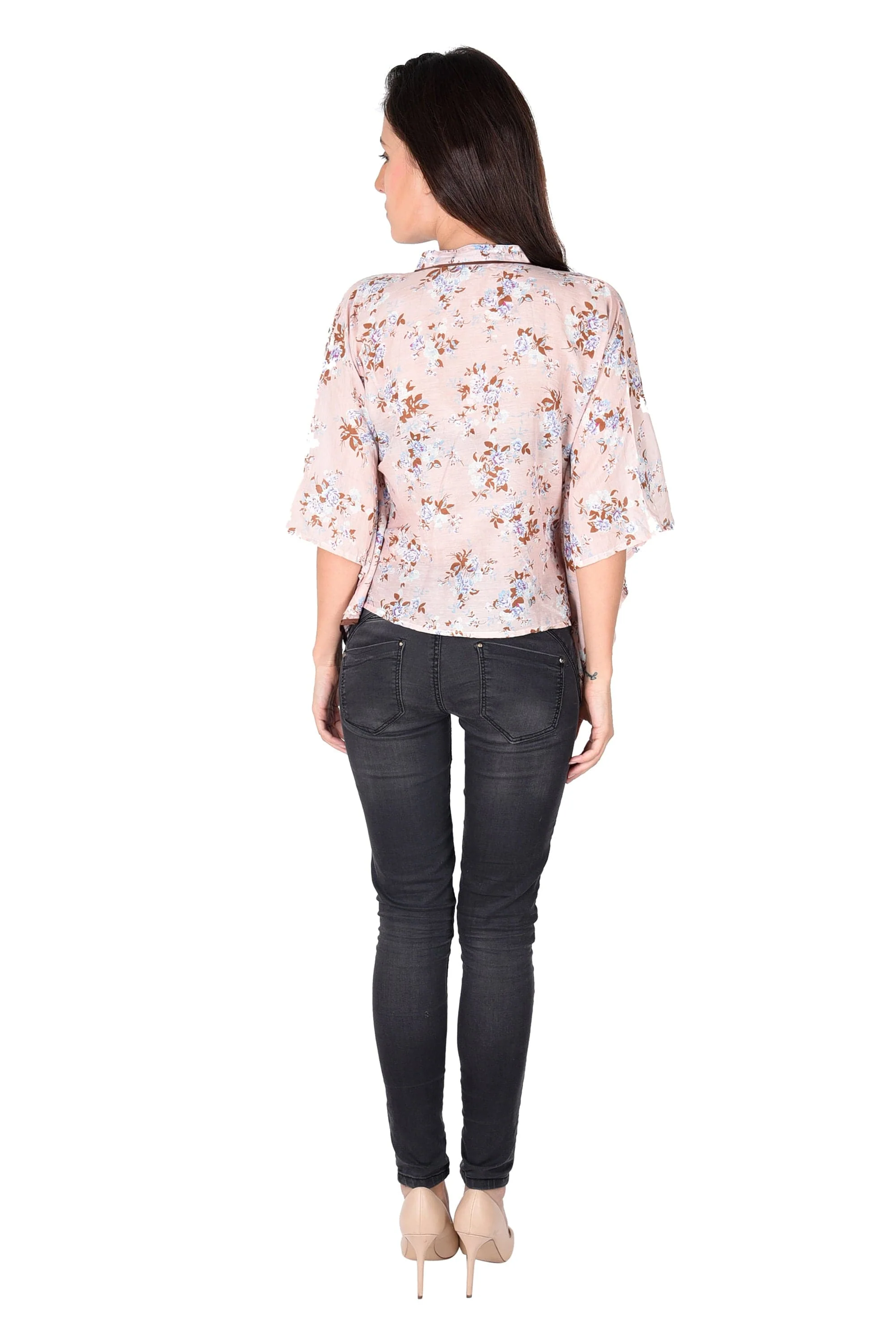 Floral Wrap kaftan Shrug - (Clearance - Final Sale) - Image 3