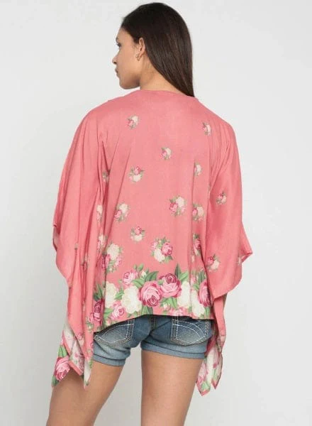 Pink And Roses Shrug - (Clearance - Final Sale) - Image 3