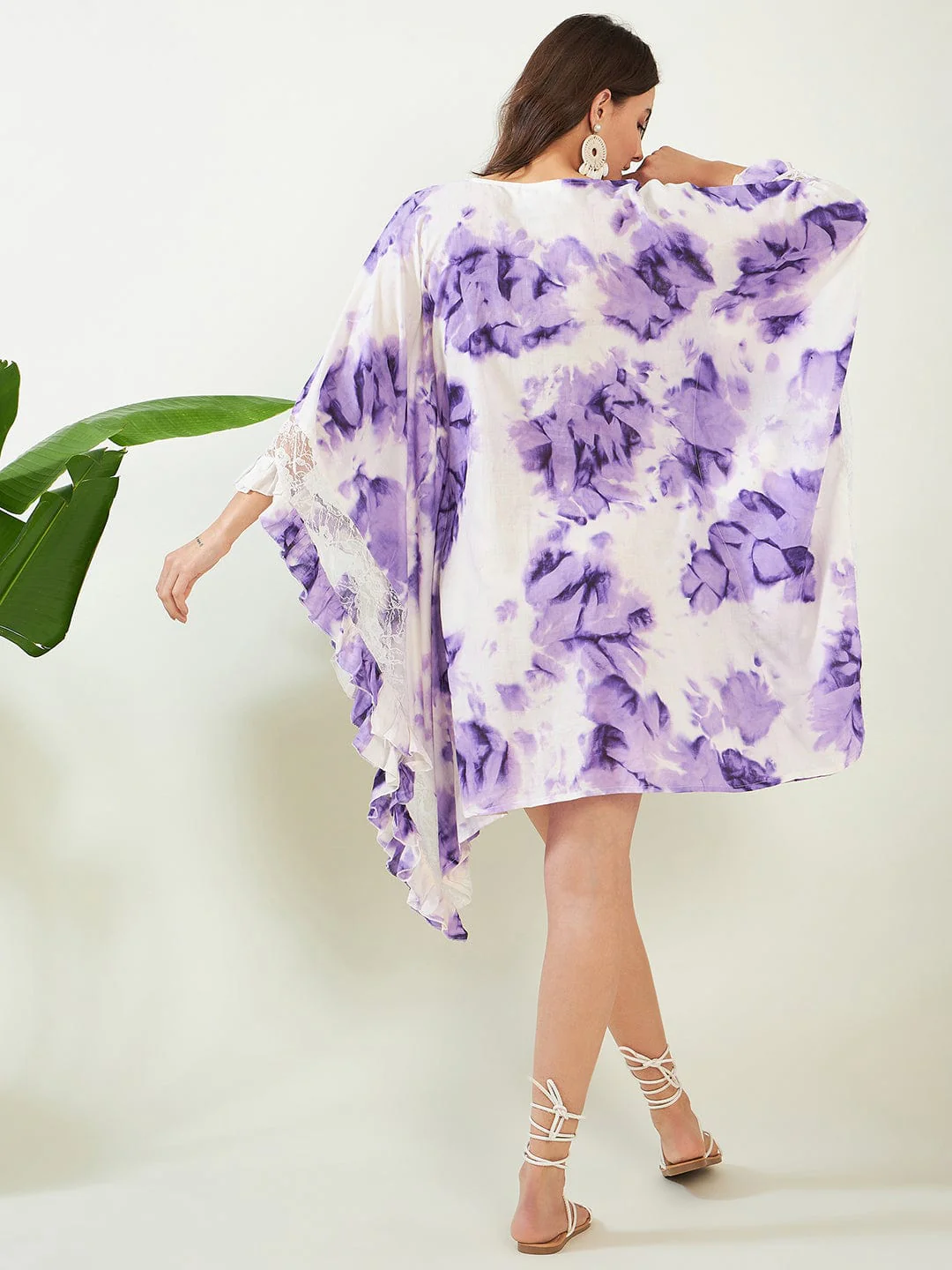 Purple Tie Dye Cover Up - Image 4