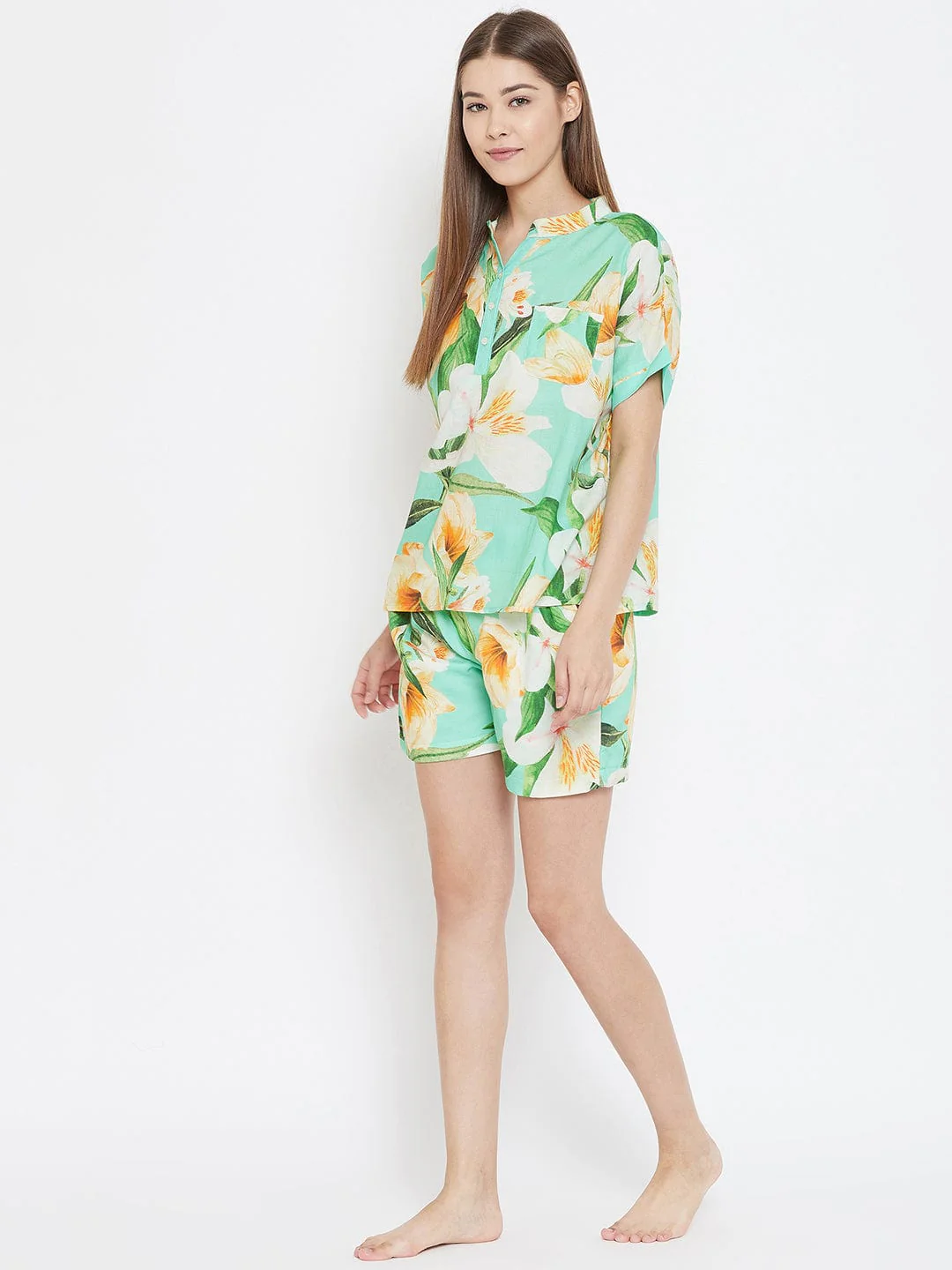 TROPICAL FLORETTE SHORTS SET (Clearance) - Image 3