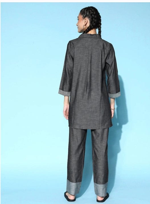 Charcoal Denim Co-ord Set (Final Sale) - Image 4
